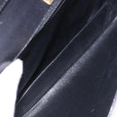 BALLY Shoulder Bag Leather Black Gold Tone Auth 202267A-18