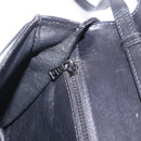 BALLY Shoulder Bag Leather Black Gold Tone Auth 202267A-21