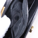 BALLY Shoulder Bag Leather Black Gold Tone Auth 202267A-22