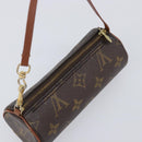LOUIS VUITTON Monogram Papillon Pouch LV Auth 202270-6