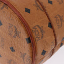 MCM Vicetos Shoulder Bag PVC Leather Brown Gold Tone Auth 202272A-9