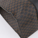 CELINE Macadam Tote Bag PVC Leather Black Gold Tone Auth 202273-17