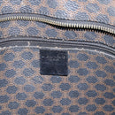 CELINE Macadam Tote Bag PVC Leather Black Gold Tone Auth 202273-18
