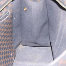 CELINE Macadam Tote Bag PVC Leather Black Gold Tone Auth 202273-20