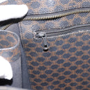 CELINE Macadam Tote Bag PVC Leather Black Gold Tone Auth 202273-21