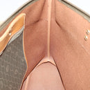 Christian Dior Honeycomb Tote Bag PVC Leather Khaki Gold Tone Auth 202274-18
