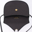 SAINT LAURENT Shoulder Bag Canvas Purple Gold Tone Auth 202276A-15