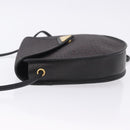 SAINT LAURENT Shoulder Bag Canvas Purple Gold Tone Auth 202276A-5