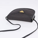 SAINT LAURENT Shoulder Bag Canvas Purple Gold Tone Auth 202276A-6