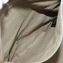 BVLGARI Tote Bag Leather Silver Auth 202279-19