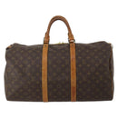 LOUIS VUITTON Monogram Keepall 50 Boston Bag M41426 LV Auth 202283A-2