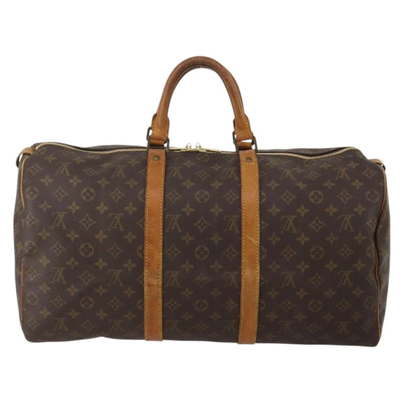 LOUIS VUITTON Monogram Keepall 50 Boston Bag M41426 LV Auth 202283A