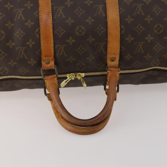 LOUIS VUITTON Monogram Keepall 50 Boston Bag M41426 LV Auth 202283A