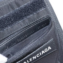 BALENCIAGA Explorer Shoulder Bag Canvas Black White 532298 Auth 202287A-22