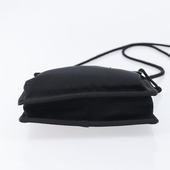 BALENCIAGA Explorer Shoulder Bag Canvas Black White 532298 Auth 202287A