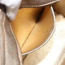 CELINE Luggage Nano Shopper Hand Bag Leather 2way Gold Auth 202288A-23