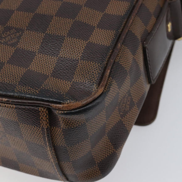 LOUIS VUITTON Damier Ebene Shelton MM Shoulder Bag N41149 LV Auth 202289