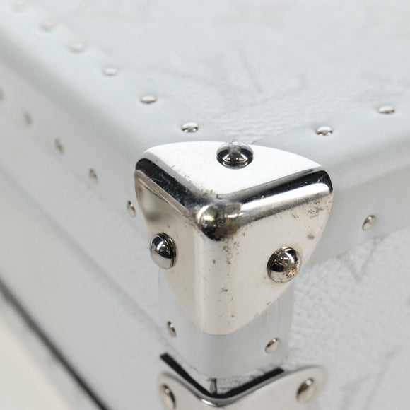LOUIS VUITTON Tiger Lama Monogram Clutch Box White LV Auth 202290SAM