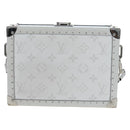 LOUIS VUITTON Tiger Lama Monogram Clutch Box White LV Auth 202290SAM-13