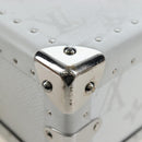 LOUIS VUITTON Tiger Lama Monogram Clutch Box White LV Auth 202290SAM-22