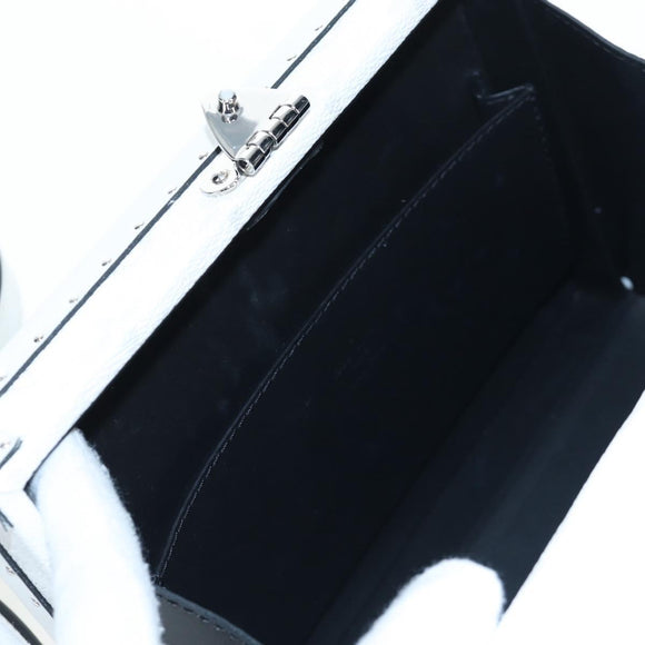 LOUIS VUITTON Tiger Lama Monogram Clutch Box White LV Auth 202290SAM