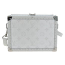 LOUIS VUITTON Tiger Lama Monogram Clutch Box White LV Auth 202290SAM-2
