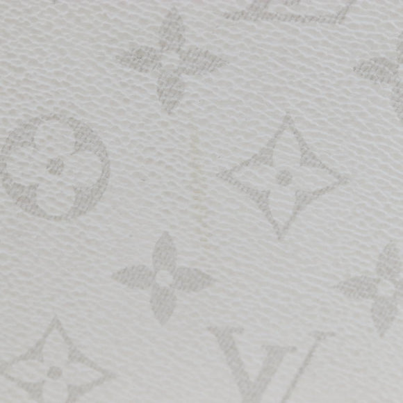 LOUIS VUITTON Tiger Lama Monogram Clutch Box White LV Auth 202290SAM