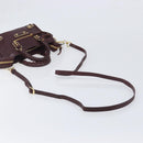 BALENCIAGA Classic Metallic Edge Nano City Leather Bordeaux 505982 Auth 202292V-10