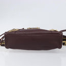 BALENCIAGA Classic Metallic Edge Nano City Leather Bordeaux 505982 Auth 202292V-12