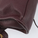 BALENCIAGA Classic Metallic Edge Nano City Leather Bordeaux 505982 Auth 202292V-16