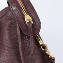 BALENCIAGA Classic Metallic Edge Nano City Leather Bordeaux 505982 Auth 202292V-19