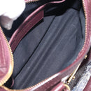 BALENCIAGA Classic Metallic Edge Nano City Leather Bordeaux 505982 Auth 202292V-21