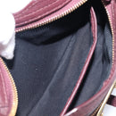 BALENCIAGA Classic Metallic Edge Nano City Leather Bordeaux 505982 Auth 202292V-24