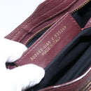 BALENCIAGA Classic Metallic Edge Nano City Leather Bordeaux 505982 Auth 202292V-26