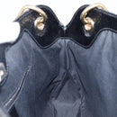 GUCCI GG Canvas Tote Bag Black Gold Tone 121023 Auth 202293A-17