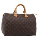 LOUIS VUITTON Monogram Speedy 35 Hand Bag M41524 LV Auth 202296V-1