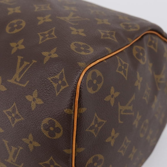 LOUIS VUITTON Monogram Speedy 35 Hand Bag M41524 LV Auth 202296V