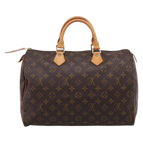 LOUIS VUITTON Monogram Speedy 35 Hand Bag M41524 LV Auth 202296V