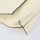 LOEWE Shoulder Bag Leather Ivory Gold Tone Auth 202298-15