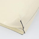LOEWE Shoulder Bag Leather Ivory Gold Tone Auth 202298-17