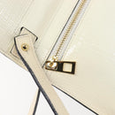 LOEWE Shoulder Bag Leather Ivory Gold Tone Auth 202298-10