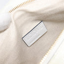 LOEWE Shoulder Bag Leather Ivory Gold Tone Auth 202298-19