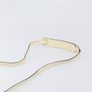 LOEWE Shoulder Bag Leather Ivory Gold Tone Auth 202298-14