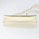 LOEWE Shoulder Bag Leather Ivory Gold Tone Auth 202298-5
