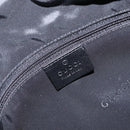 GUCCI Shoulder Bag Canvas Black Silver 001 3766 Auth 202299A-18