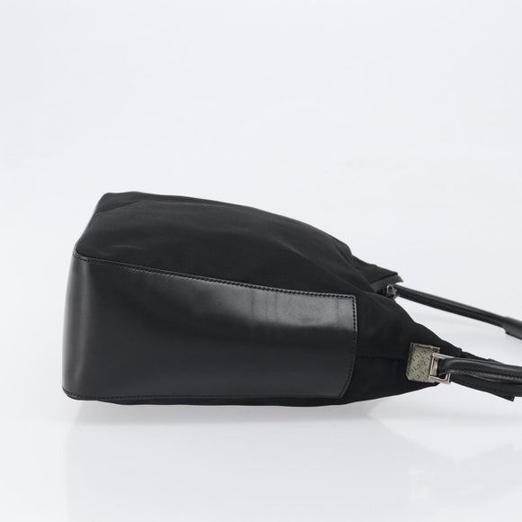 GUCCI Shoulder Bag Canvas Black Silver 001 3766 Auth 202299A
