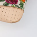 GUCCI flora Shoulder Bag Canvas Multicolor Gold Tone 145857 Auth 202303A-12
