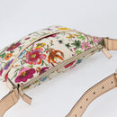 GUCCI flora Shoulder Bag Canvas Multicolor Gold Tone 145857 Auth 202303A-6
