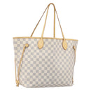 LOUIS VUITTON Damier Azur Neverfull MM Tote Bag N41605 LV Auth 202304-1