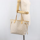 LOUIS VUITTON Damier Azur Neverfull MM Tote Bag N41605 LV Auth 202304-26